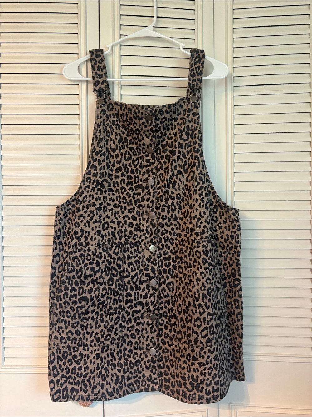 Leopard Print Overalls